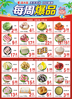 雷州昌大昌第2536期快讯海报