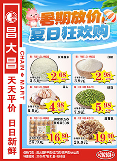 台山昌大昌第2631期快讯海报