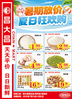 高州昌大昌第2631期快讯海报